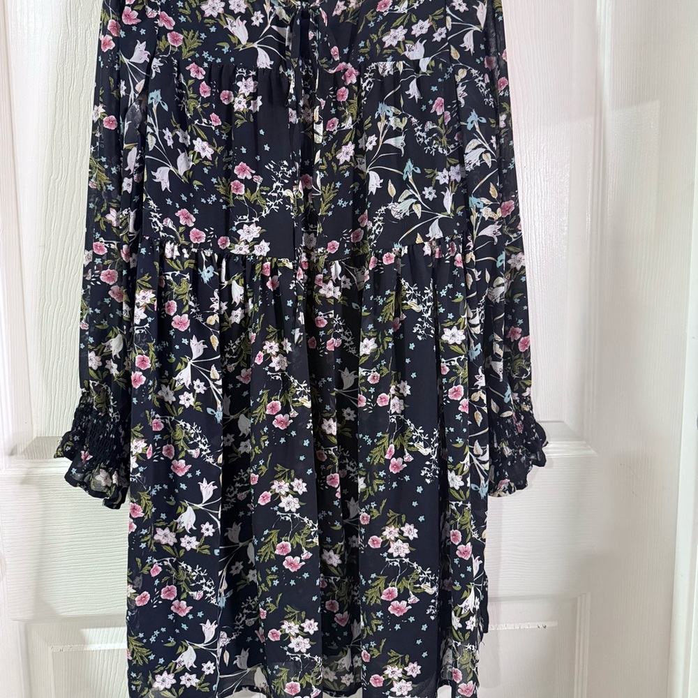 Floral Long Sleeve Dress